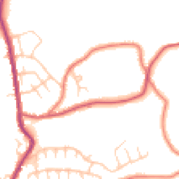 Daytime road noise heatmap for SK6 5ET