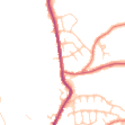 Daytime road noise heatmap for SK6 5HA