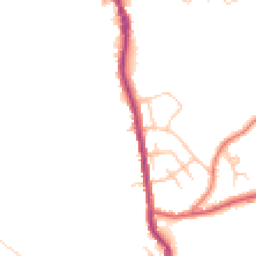 Daytime road noise heatmap for SK6 5HF
