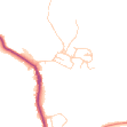Daytime road noise heatmap for SK6 5JE