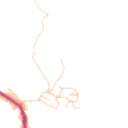 Daytime road noise heatmap for SK6 5JU