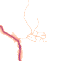 Daytime road noise heatmap for SK6 5JY