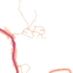Daytime road noise heatmap for SK6 5LQ