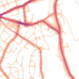 Daytime road noise heatmap for SK6 6BP