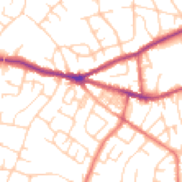 Daytime road noise heatmap for SK6 6DE