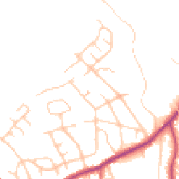 Daytime road noise heatmap for SK6 6EL
