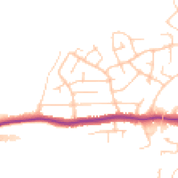 Daytime road noise heatmap for SK6 6JQ