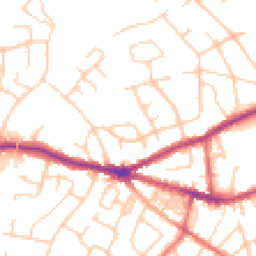 Daytime road noise heatmap for SK6 6LN