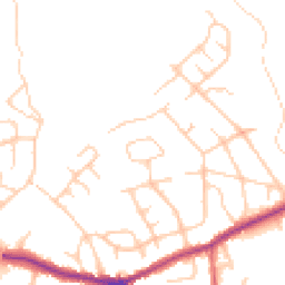 Daytime road noise heatmap for SK6 6LS