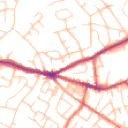Daytime road noise heatmap for SK6 6NA