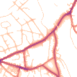 Daytime road noise heatmap for SK6 6PG