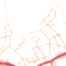 Daytime road noise heatmap for SK6 6PP