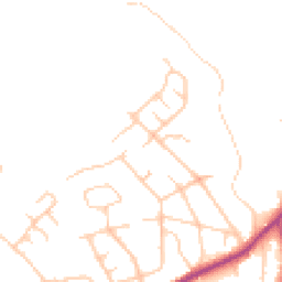 Daytime road noise heatmap for SK6 6PU