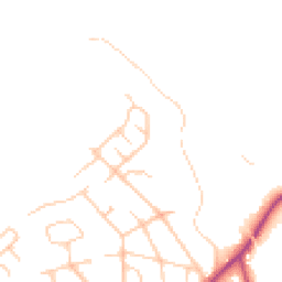 Daytime road noise heatmap for SK6 6PX