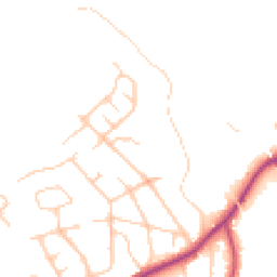 Daytime road noise heatmap for SK6 6QQ