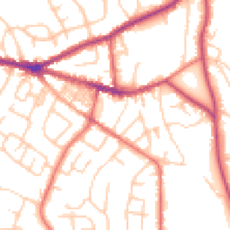 Daytime road noise heatmap for SK6 7AA
