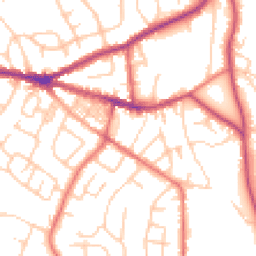 Daytime road noise heatmap for SK6 7AD