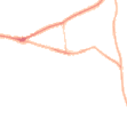 Night-time road noise heatmap for SK6 7AD