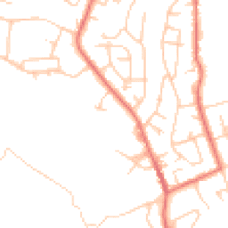 Daytime road noise heatmap for SK6 7AG