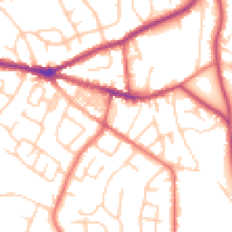 Daytime road noise heatmap for SK6 7AH