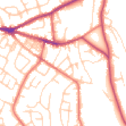 Daytime road noise heatmap for SK6 7AX