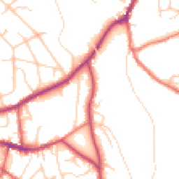 Daytime road noise heatmap for SK6 7DB