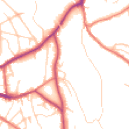 Daytime road noise heatmap for SK6 7DD