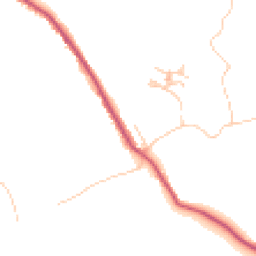 Daytime road noise heatmap for SK6 7GD