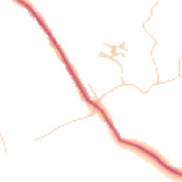 Daytime road noise heatmap for SK6 7GF