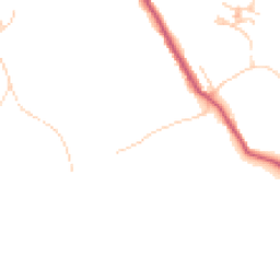 Daytime road noise heatmap for SK6 7GJ