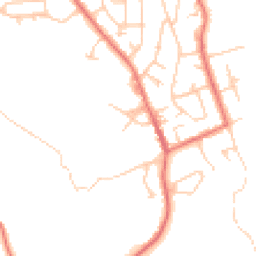 Daytime road noise heatmap for SK6 7GL