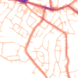 Daytime road noise heatmap for SK6 7GQ