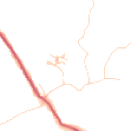 Daytime road noise heatmap for SK6 7GU