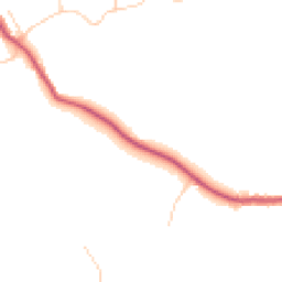 Daytime road noise heatmap for SK6 7GW