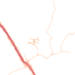 Daytime road noise heatmap for SK6 7GX