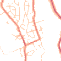 Daytime road noise heatmap for SK6 7LJ
