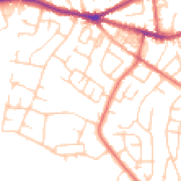 Daytime road noise heatmap for SK6 7PU