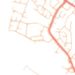 Daytime road noise heatmap for SK6 7QP