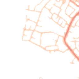 Daytime road noise heatmap for SK6 7RA