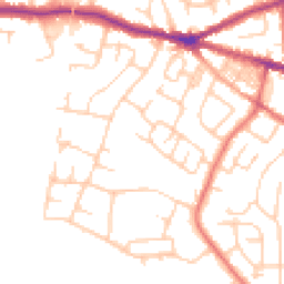 Daytime road noise heatmap for SK6 7RG