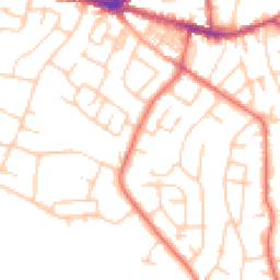Daytime road noise heatmap for SK6 7RL