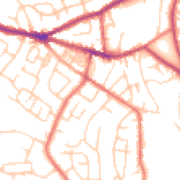 Daytime road noise heatmap for SK6 7RP