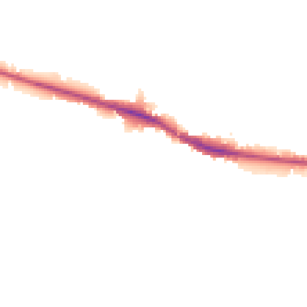 Night-time road noise heatmap for SK6 8BJ