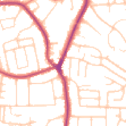 Daytime road noise heatmap for SK7 1AF