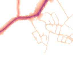 Daytime road noise heatmap for SK7 1AY