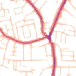 Daytime road noise heatmap for SK7 1BA