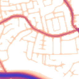 Daytime road noise heatmap for SK7 1BJ