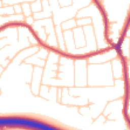 Daytime road noise heatmap for SK7 1BP