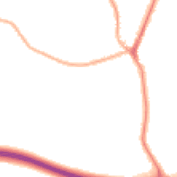 Night-time road noise heatmap for SK7 1BT
