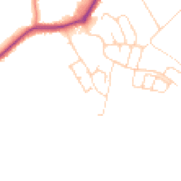 Daytime road noise heatmap for SK7 1BU
